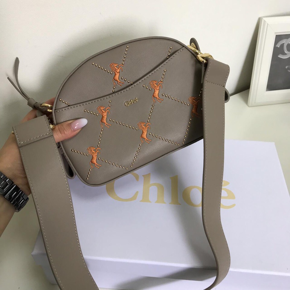 Женская сумка Chloe серая