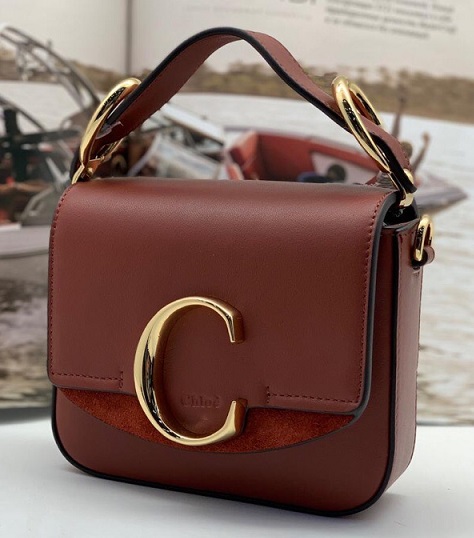 Женская сумка Chloe коричневая
