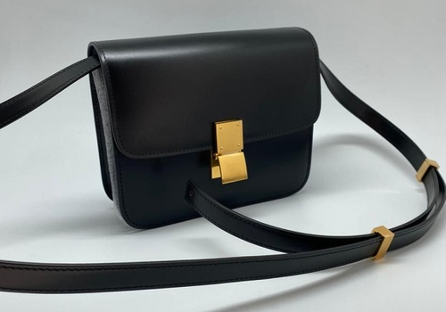 Женская кожаная сумка Celine Classic Mini черная