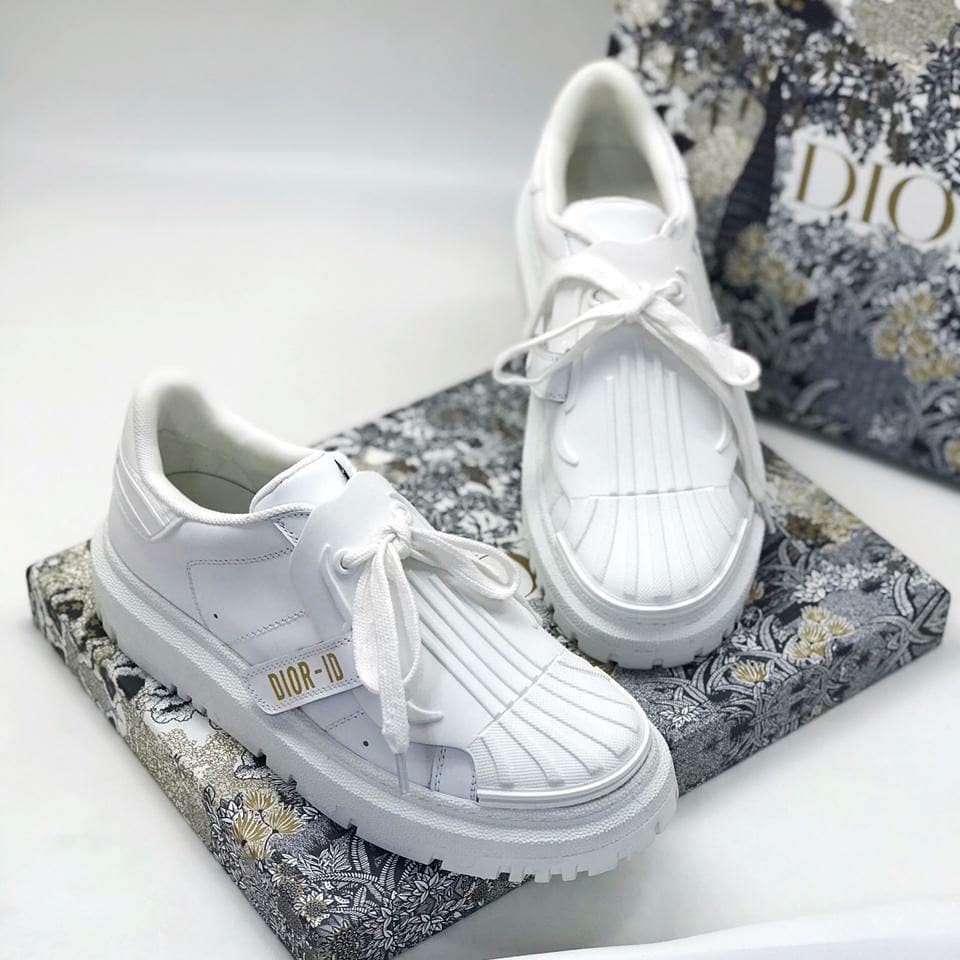 Женские белые сникерсы Christian Dior ID