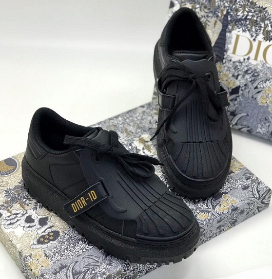 Женские черные сникерсы Christian Dior ID