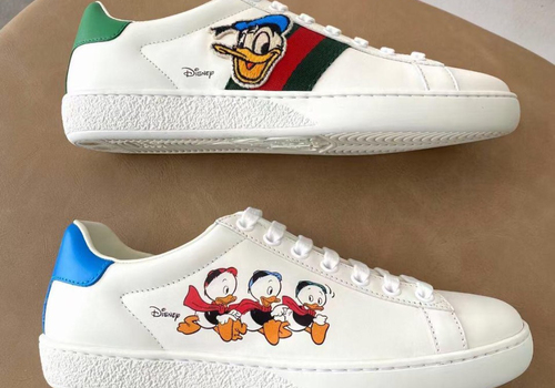 Женские кеды Gucci Ace Disney Donald Duck