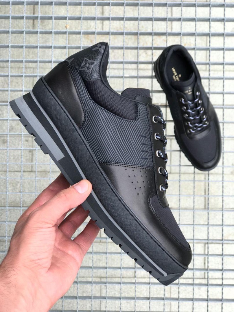 Мужские кроссовки Louis Vuitton Harlem черные