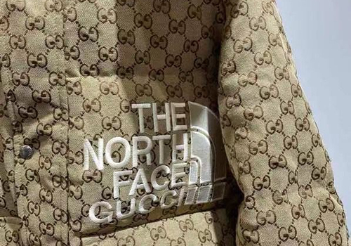 Женский пуховик Gucci North Face