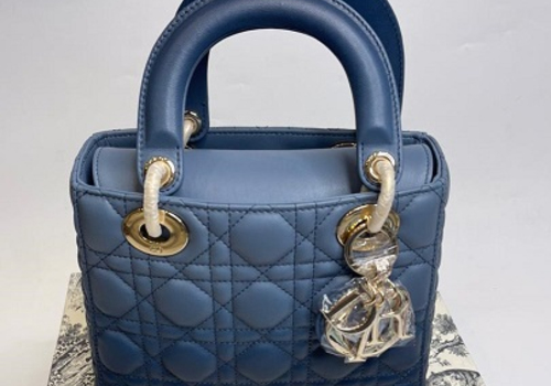 Сумка Christian Dior Lady синяя