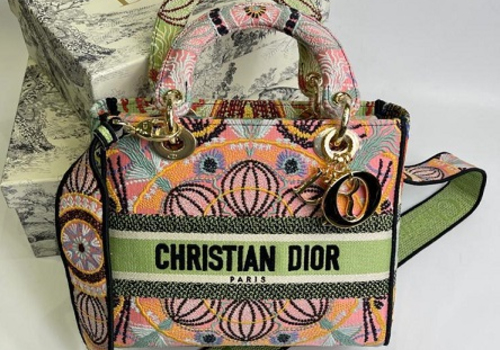 Сумка Christian Dior Lady текстиль