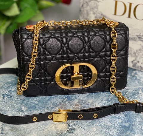 Женская сумка Christian Dior Caro Mini черная