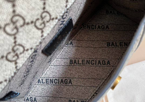 Женская сумочка Balenciaga х Cucci Hourglass Mini