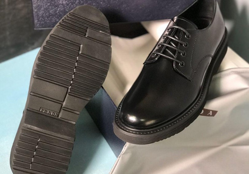Мужские ботинки Prada черные