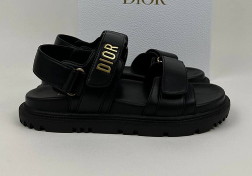 Женские сандалии Christian Dior черные