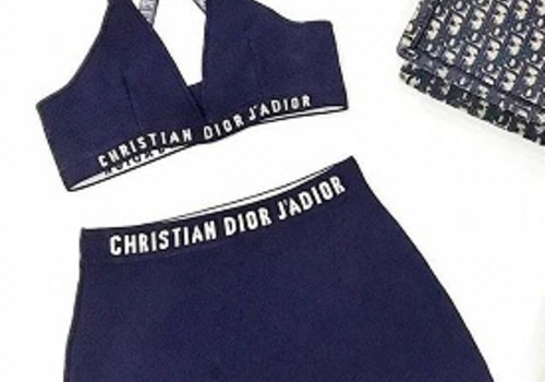 Купальник Christian Dior синий