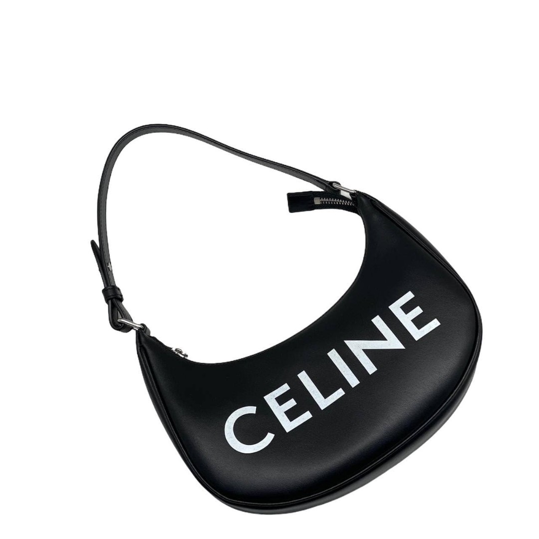 Женская кожаная сумка Celine Ava черная