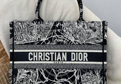 Сумка-тоут черная Christian Dior Book Tote 36 см