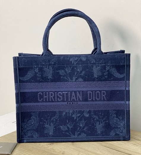 Сумка-тоут Christian Dior Book Tote 36 см синяя