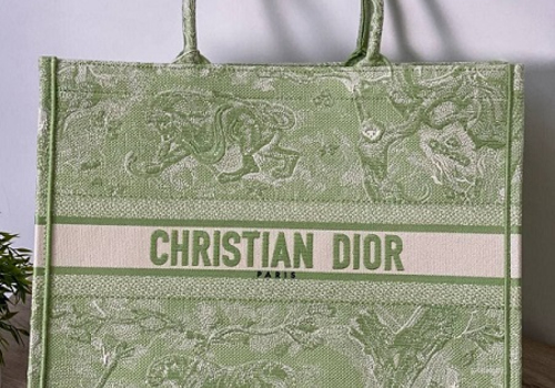 Сумка-тоут Christian Dior Book Tote 41 см зеленая