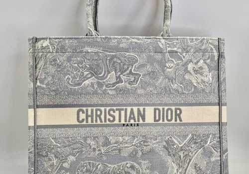 Сумка-тоут Christian Dior Book Tote 41 см серая