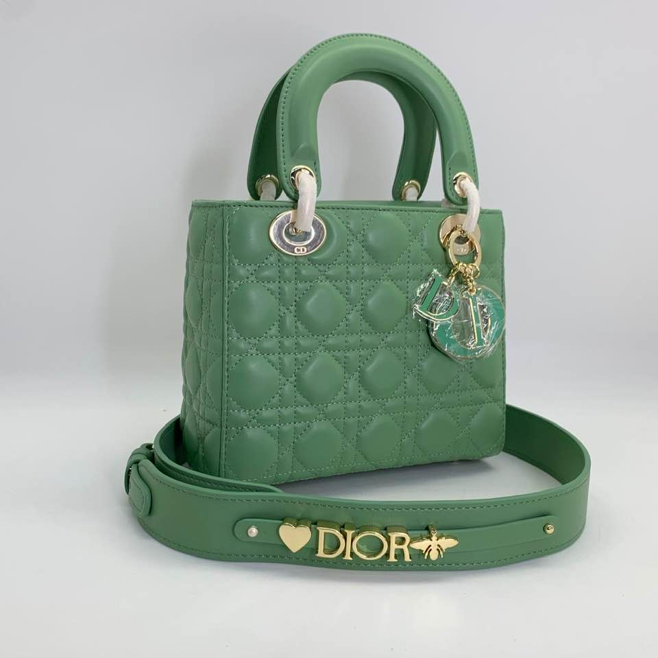 Сумка Christian Dior Lady зеленая
