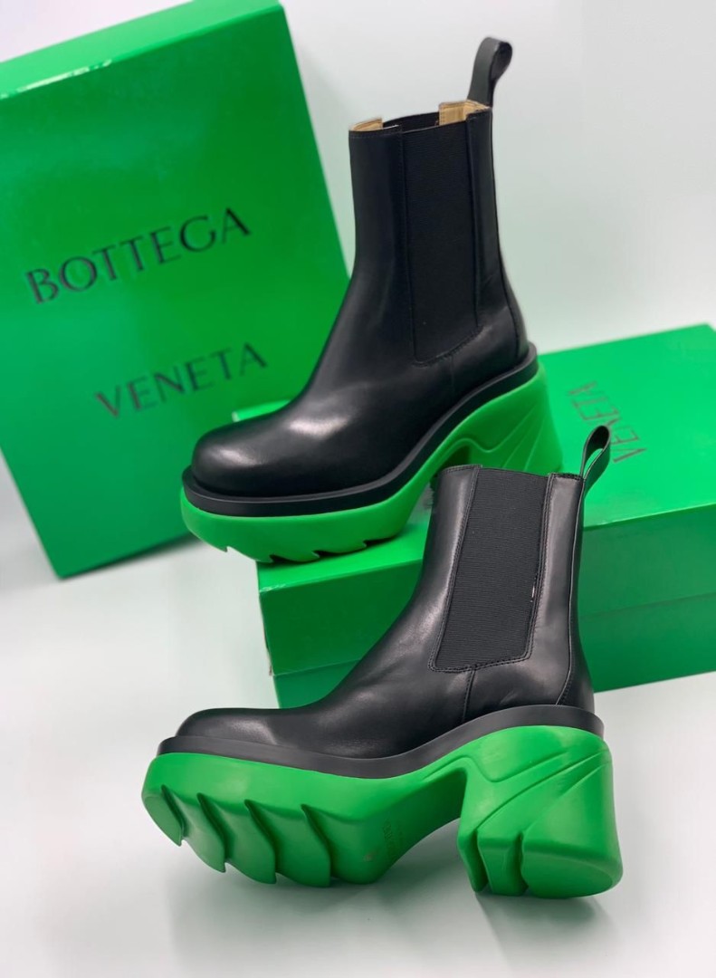 Женские ботинки Bottega Veneta Tire Boots