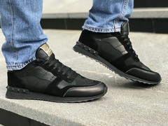 Кроссовки Valentino Garavani Rockrunner черные