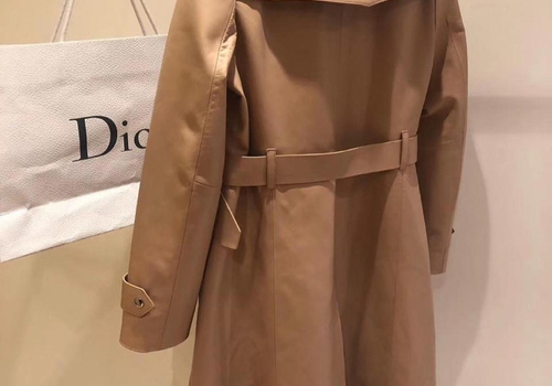Женский кожаный тренч Christian Dior