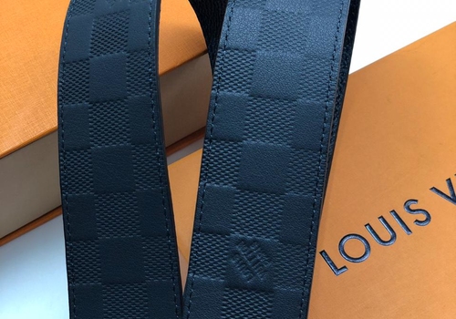 Двусторонний ремень Louis Vuitton из канвы и кожи
