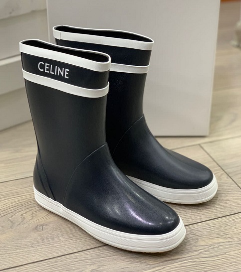 Резиновые сапоги Celine черные