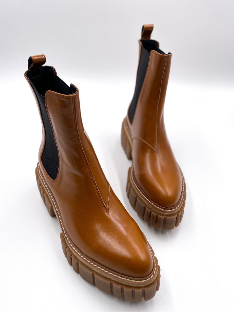 Женские ботинки Stella McCartney коричневые