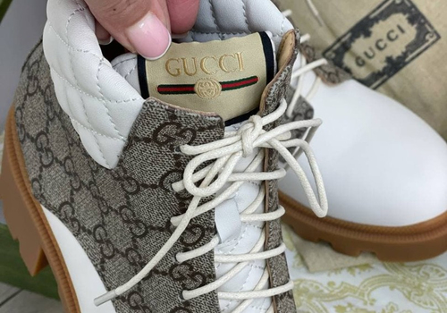 Кожаные ботинки Gucci