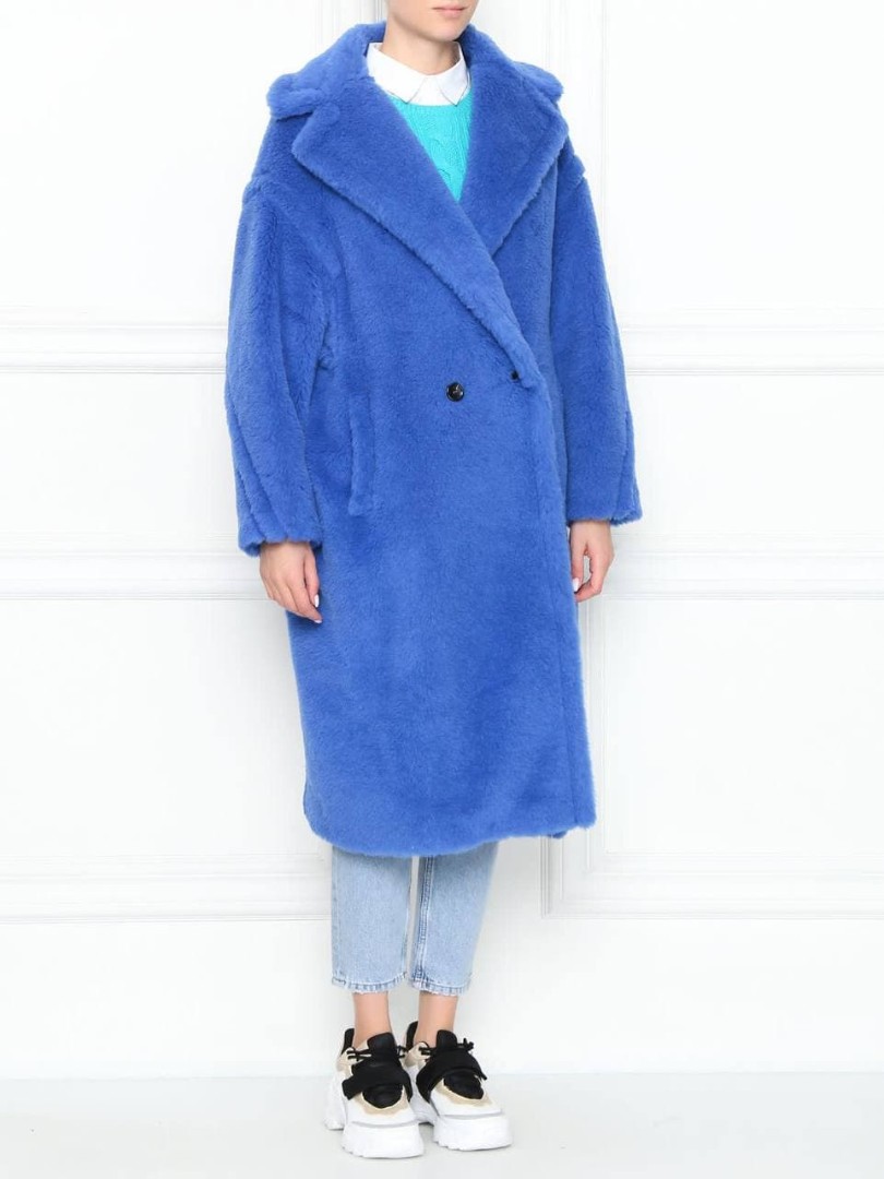 Женское пальто Max Mara синее