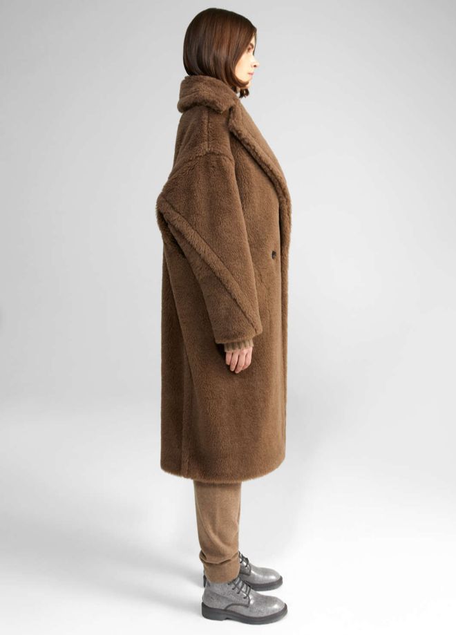 Женское пальто Max Mara коричневое