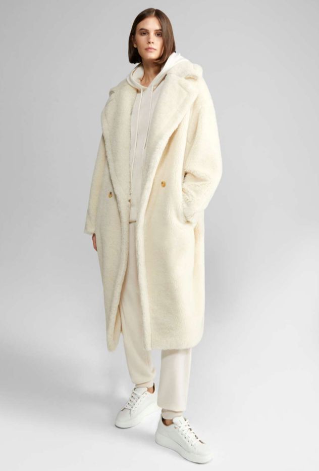 Женское пальто Max Mara белое