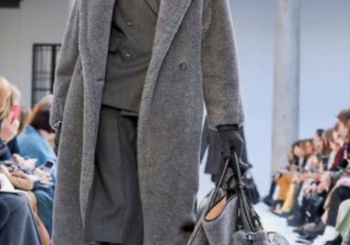 Женское пальто Max Mara серое