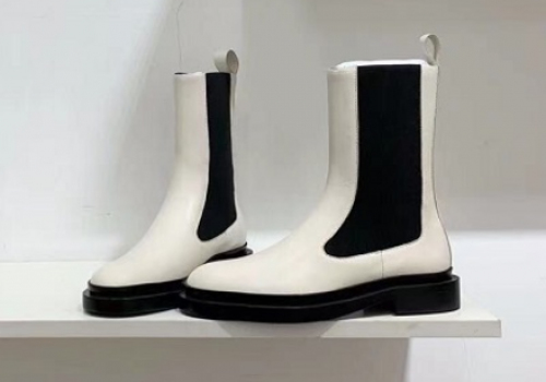Женские белые ботинки Jil Sander