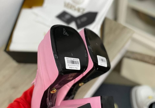 Женские туфли Versace Intrico розовые