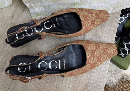 Босоножки Gucci бежевые