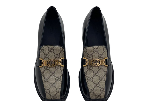 Женские черные туфли Gucci