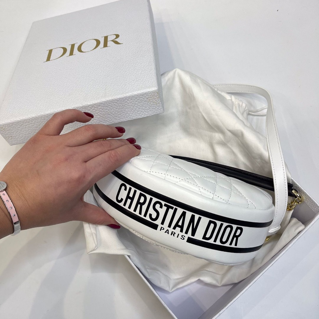 Женская сумка Christian Dior Medium белая
