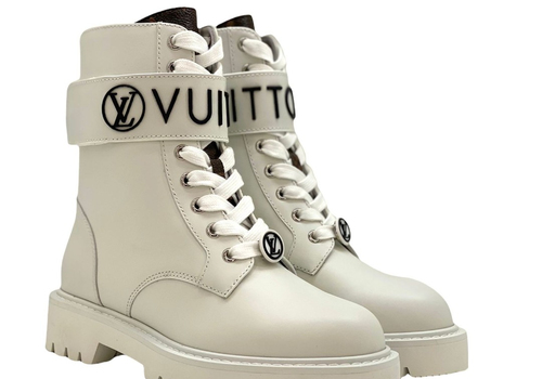 Женские ботинки Louis Vuitton Territory белые