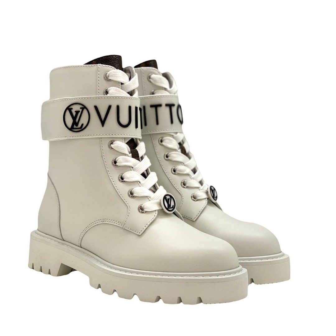 Женские ботинки Louis Vuitton Territory белые