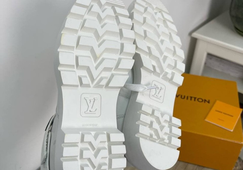 Женские высокие ботинки Louis Vuitton Territory белые