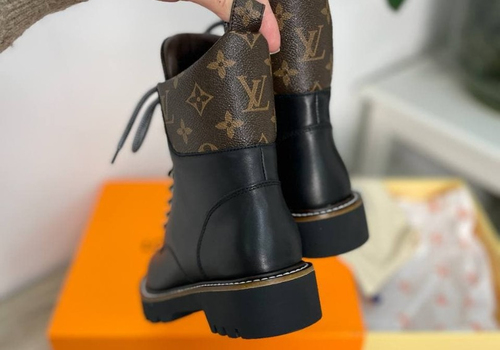Женские ботинки Louis Vuitton черные