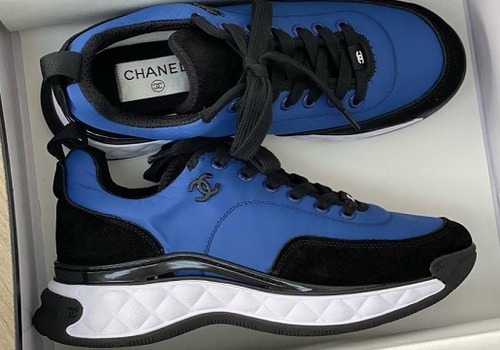 Женские кроссовки Chanel синие
