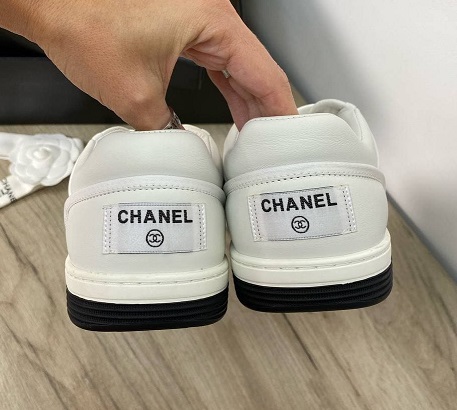 Белые кеды Chanel