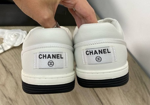 Белые кеды Chanel