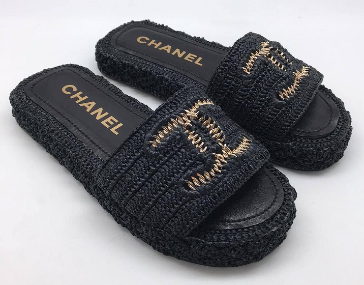 Черные мюли Chanel