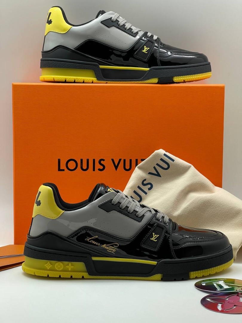 Кожаные кроссовки Louis Vuitton Trainer