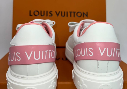 Женские белые кеды Louis Vuitton