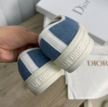 Голубые кеды Christian Dior Walk'n'