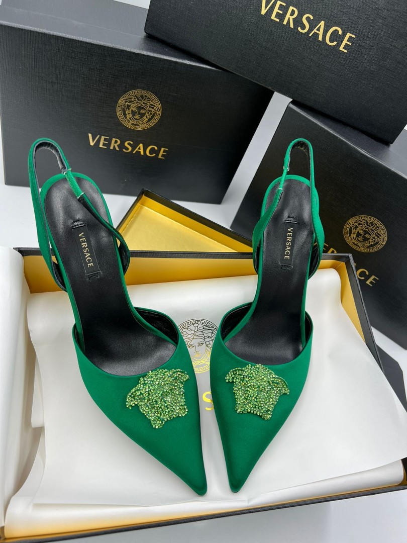 Босоножки Versace зеленые