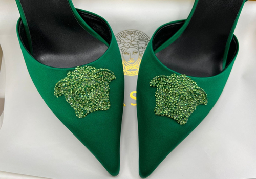 Босоножки Versace зеленые